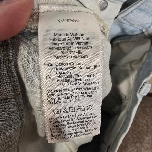 Women's Madewell "The Perfect Vintage Jean" Lightwash Denim | Size 30 - Picture 9 of 9